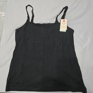 Bodily Sz Medium Black Maternity & Postpartum Nursing Camisole